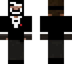 tuxedo smilling steve mask with baller eyebrowns
