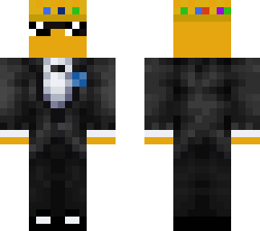 cool bussines man with crown