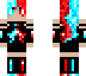 red and blue