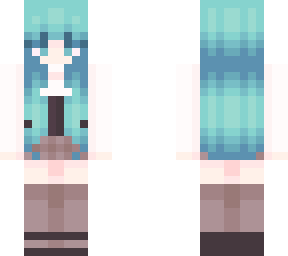teal and beige
