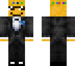 the real skin of cool bussines man with crown