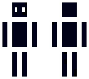 black and white skin