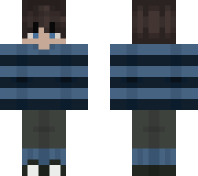 blue sweater thick arms