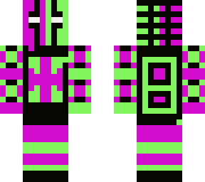 cool skin (green and purple)