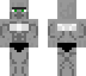gigachad villager (green eyes) (bandage) (wide)