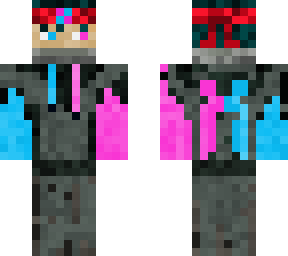 pink and blue dude