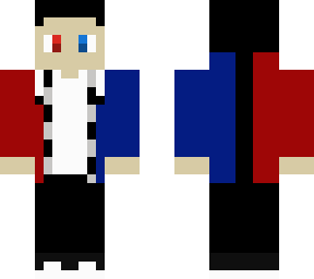 red and blue