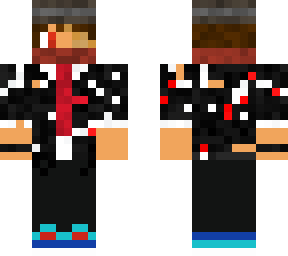 Ruby Creeper Suit Ripped | Minecraft Skin