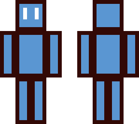 simplicity: cyan man