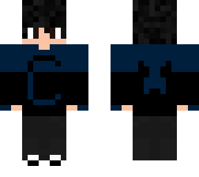 the blue and balck guy