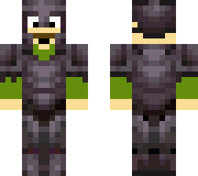 walter white with netherite armor