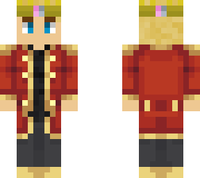 blond boy king (red)