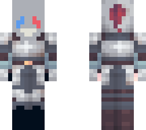 BlueRed knight | Minecraft Skin