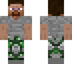 mossy cobblestone steve