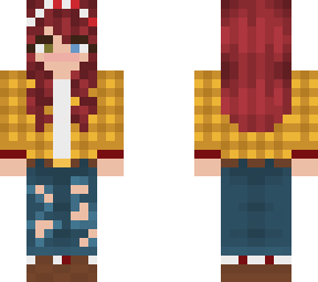 red head version of siennnnnn's cottage-core girl