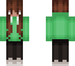 simple green hoodie