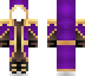 traje enderman mago