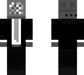 tv head suit (monochrome)