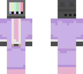 tv head suit (pastel)