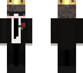 white king with suit