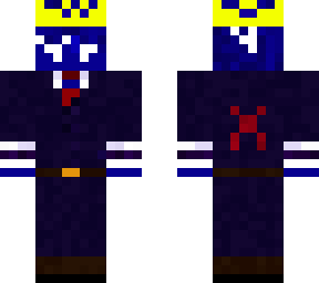 dark blue with crown