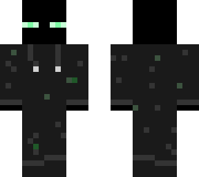 mint enderman in pj's