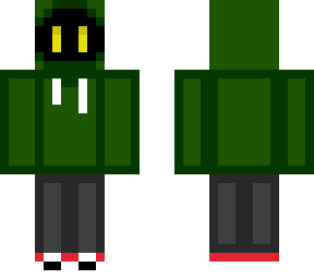 yellow eye green hoodie