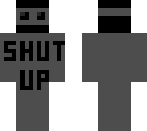 shut up black
