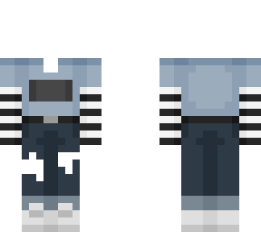 blue and black strips