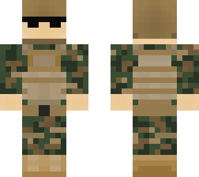 chilean army soldier (woodland camo)