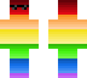 cool rainbow man