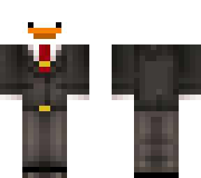 duckie in a suit