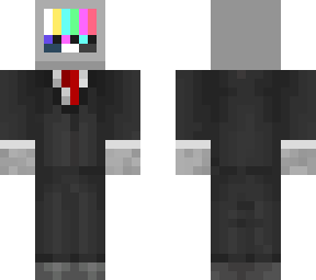 Tv Head in Suit | Minecraft Skin
