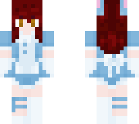blue maid dress