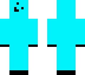 cyan blob