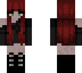 emo girl red hir