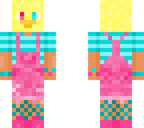 girl with duck head:}