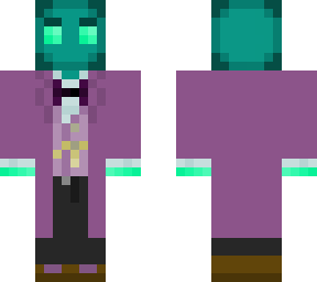 glow squid in the 11th doctor's 7b outfit