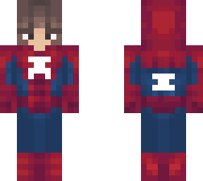 spiderman brown hair girl