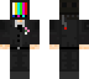 tv head w/ suit