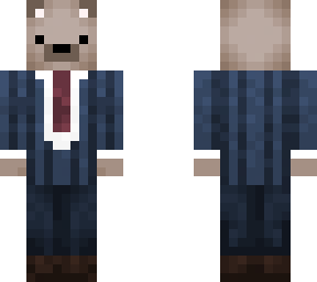 bear in a suit