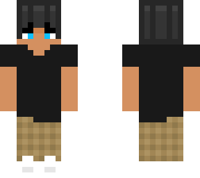 black & beige skin