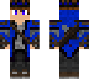 blue adventurer with void crown