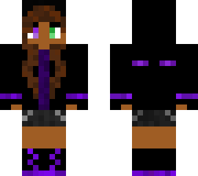 Chica enderman de color | Minecraft Skin