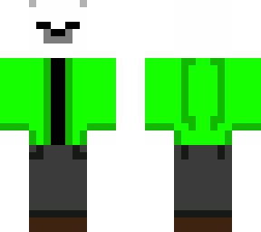 oso con traje verde