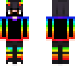 rainbow devil boy