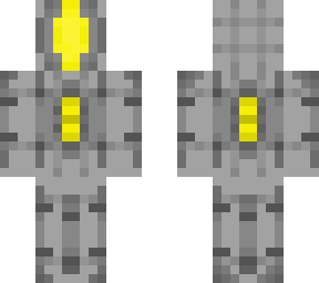 robot with yellow eye