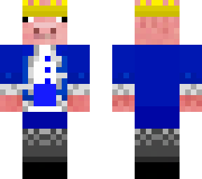 technopiggy: technoblade’s second in command (blue)