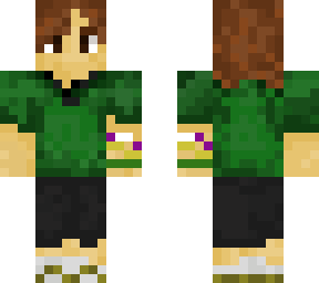 AWESOME GUY WITH COOL GREEN SHIRT | Minecraft Skin