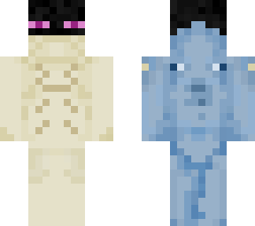 enderman in a stingray costume.